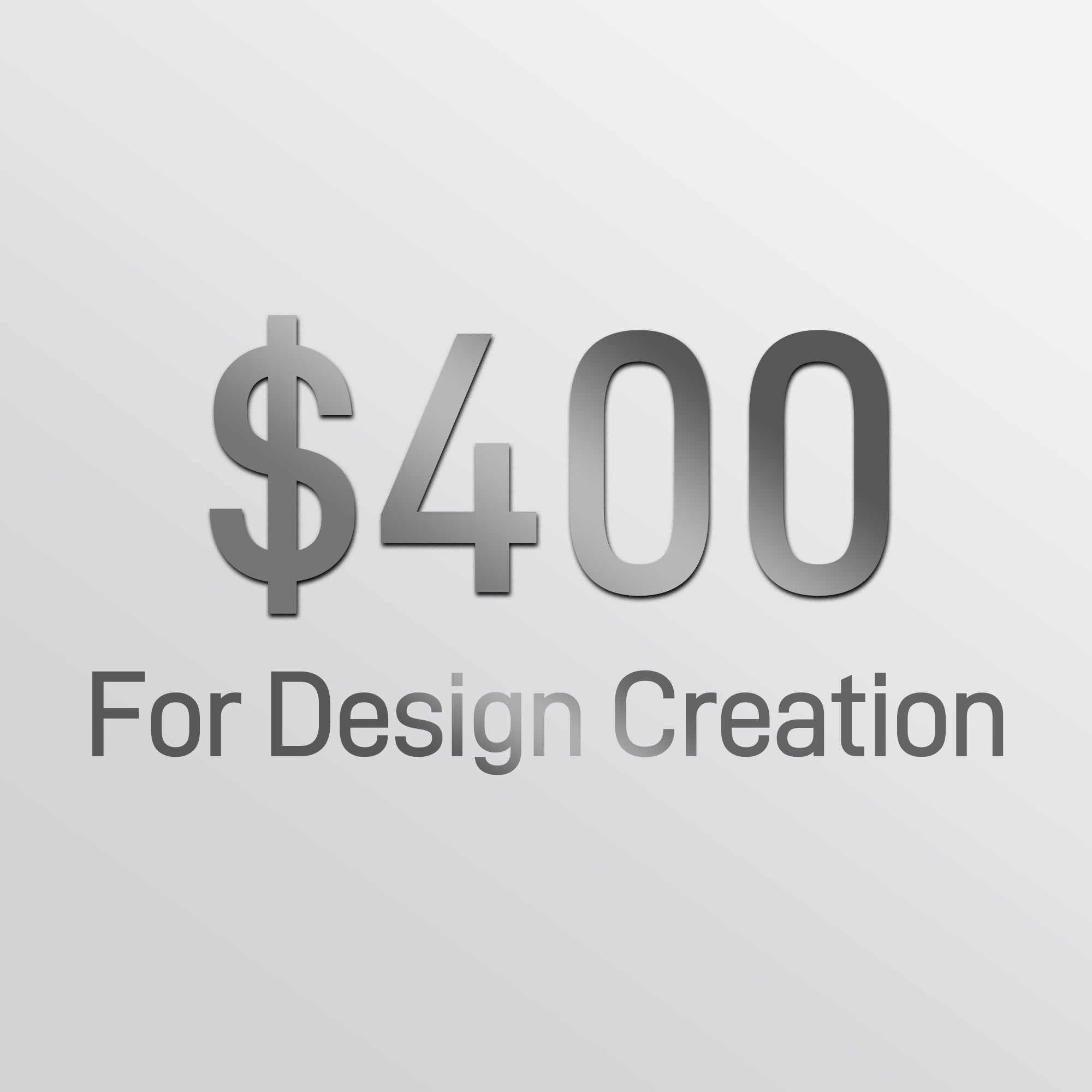 $400 Deposit for 3D Drawing Creation