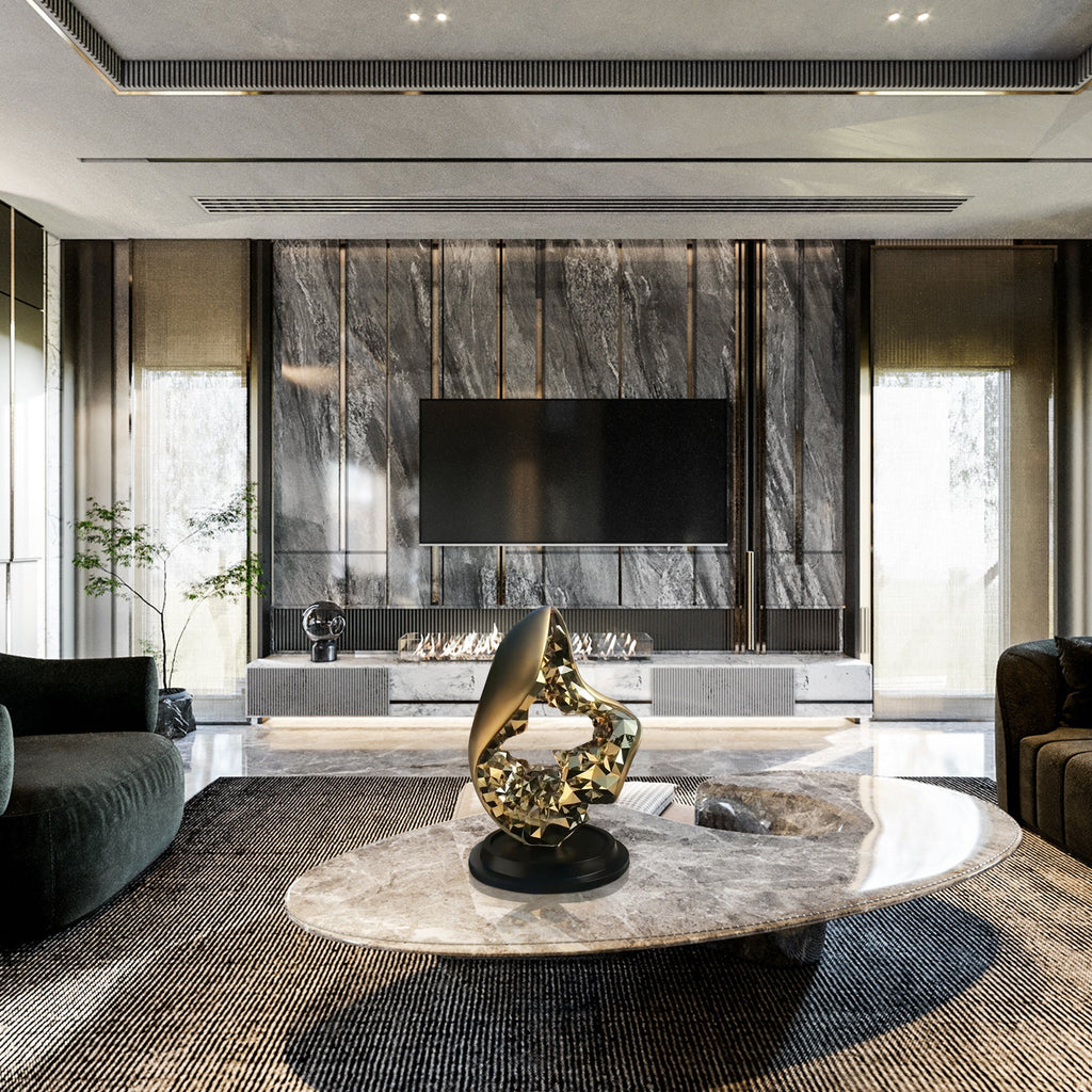 PREMIER Abstract Art Sculpture Custom Modern Stainless Steel Sculpture PSSS-012