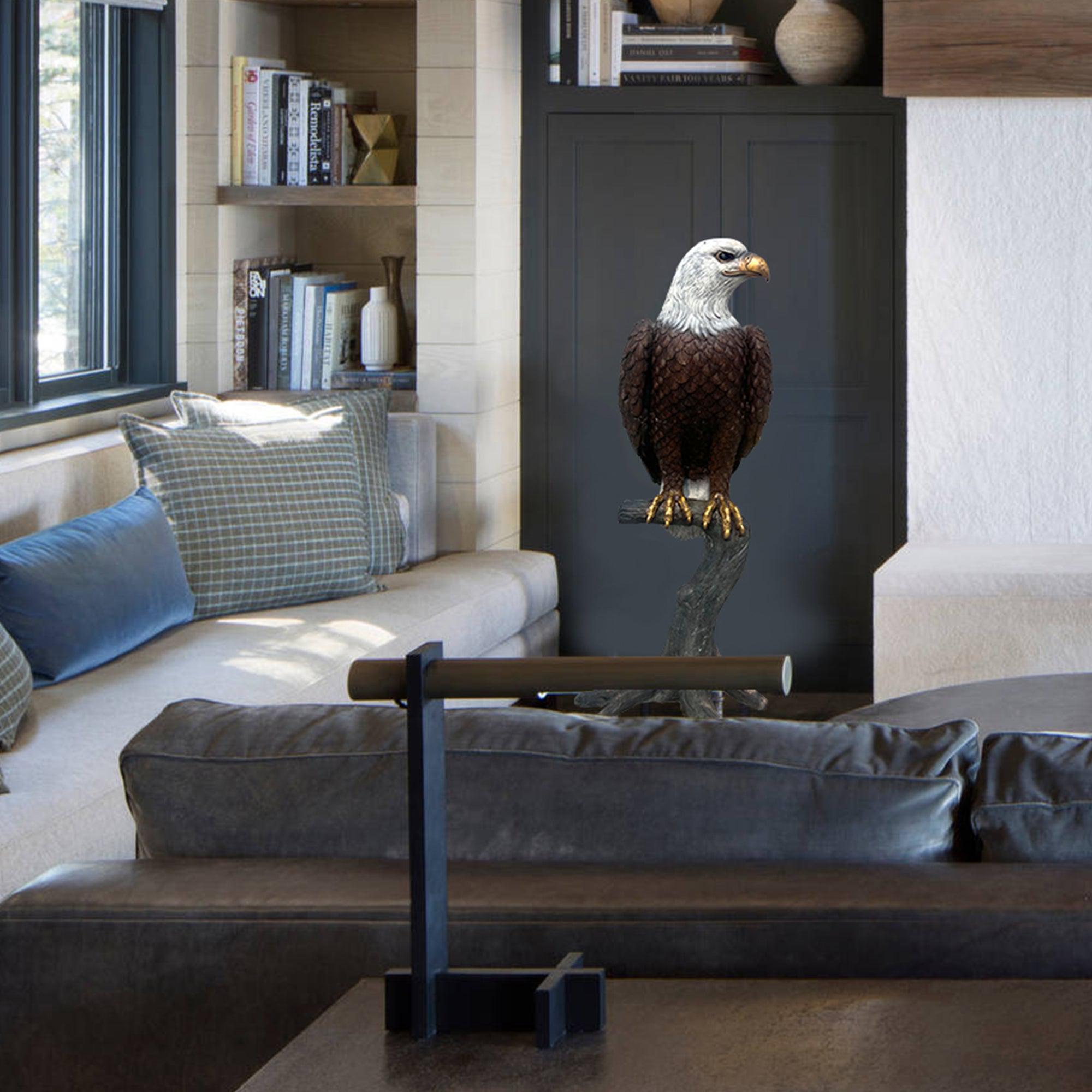 PREMIER Bronze Eagle Statue for Garden Decor Custom Sculpture PSB-017