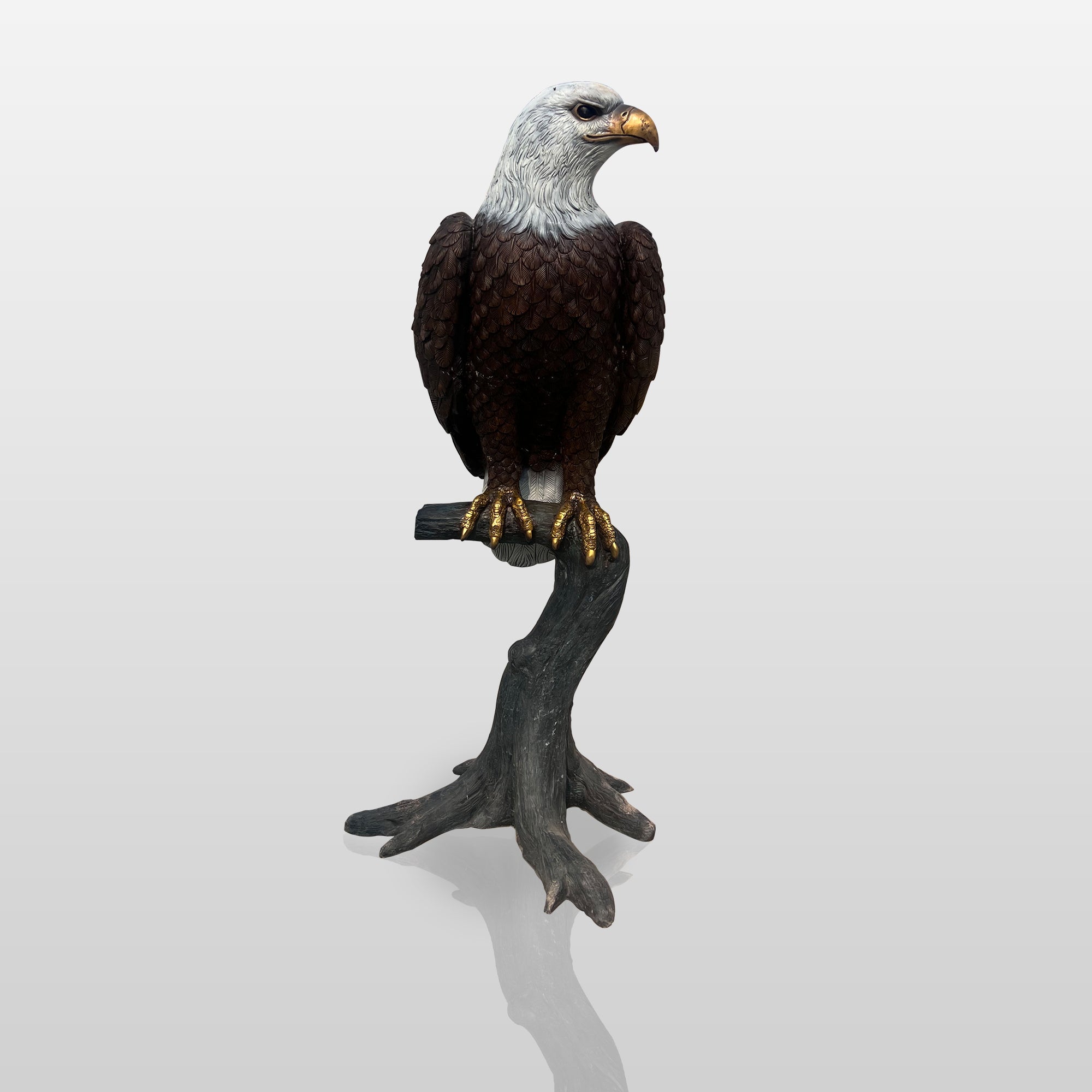 PREMIER Bronze Eagle Statue for Garden Decor Custom Sculpture PSB-017