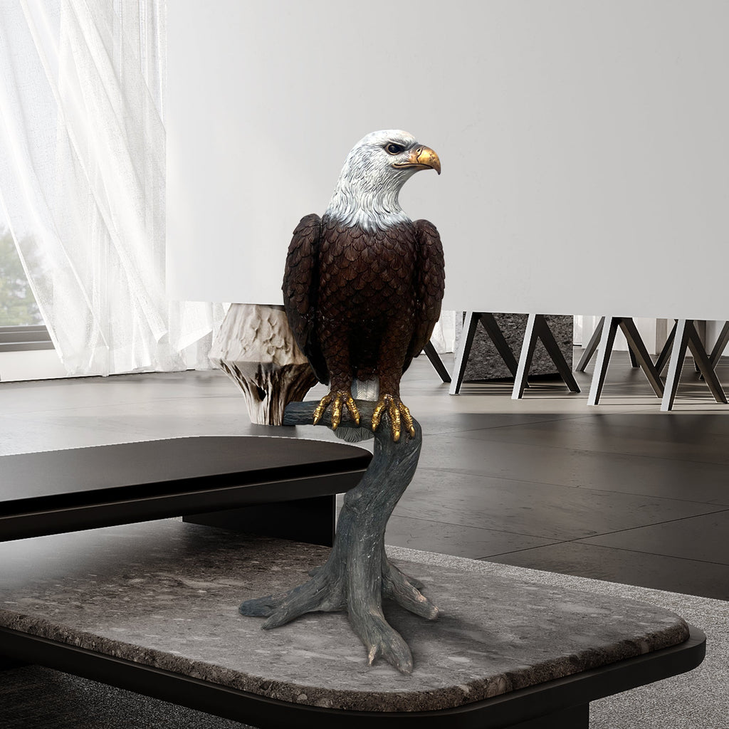 PREMIER Bronze Eagle Statue for Garden Decor Custom Sculpture PSB-017