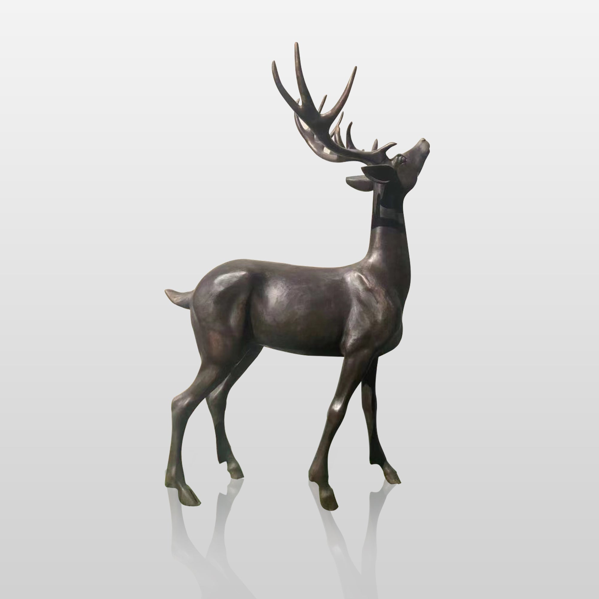 PREMIER Custom Fawn Bronze Sculpture for Garden&Park PSB-013