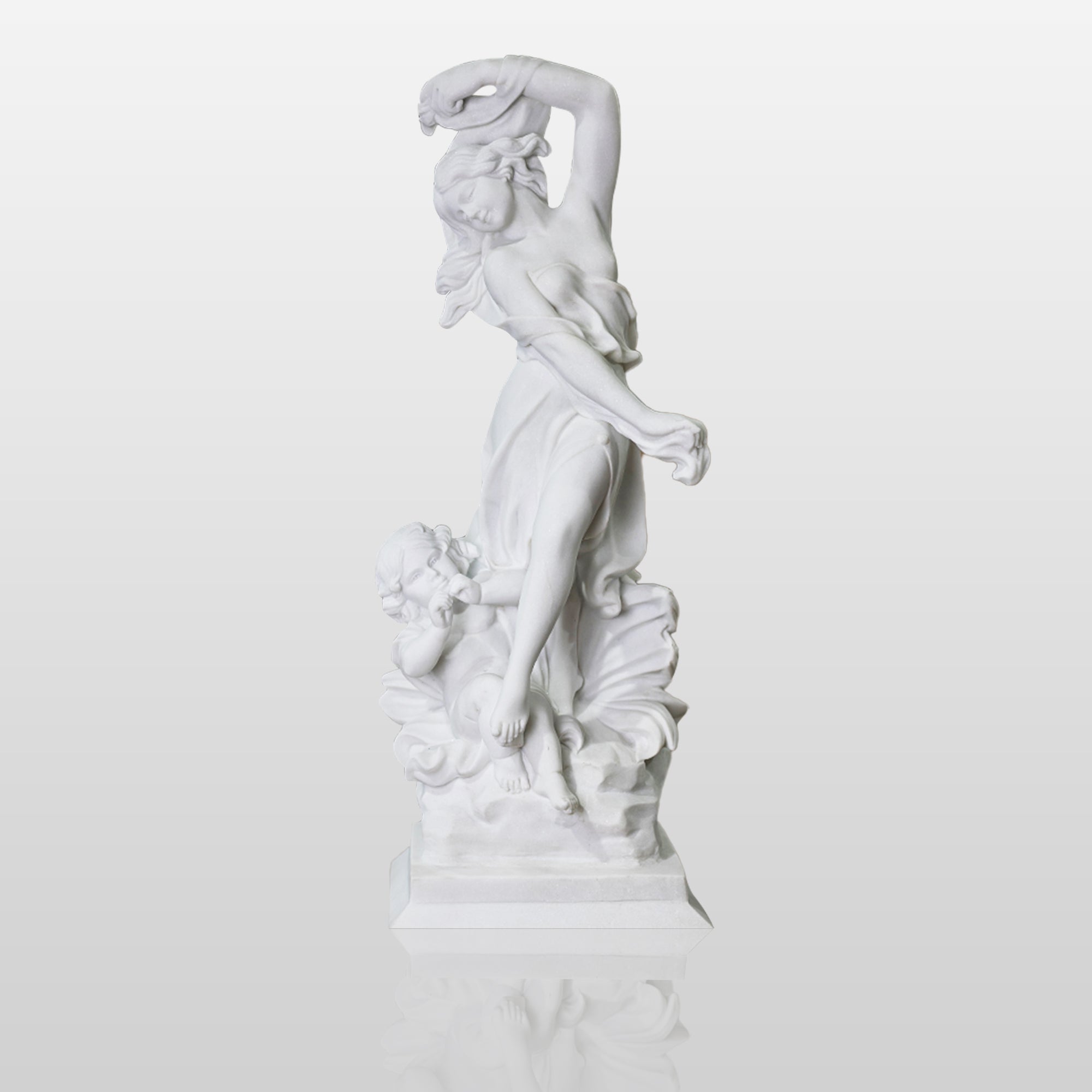PREMIER Elegant Mother Statue Custom Marble Sculpture for Garden Decoration PSM-006