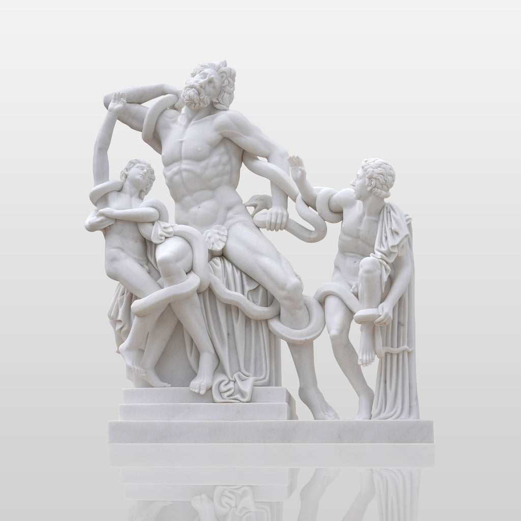 PREMIER Famous Sculpture Laocoon and His Sons Marble Statue PSM-023