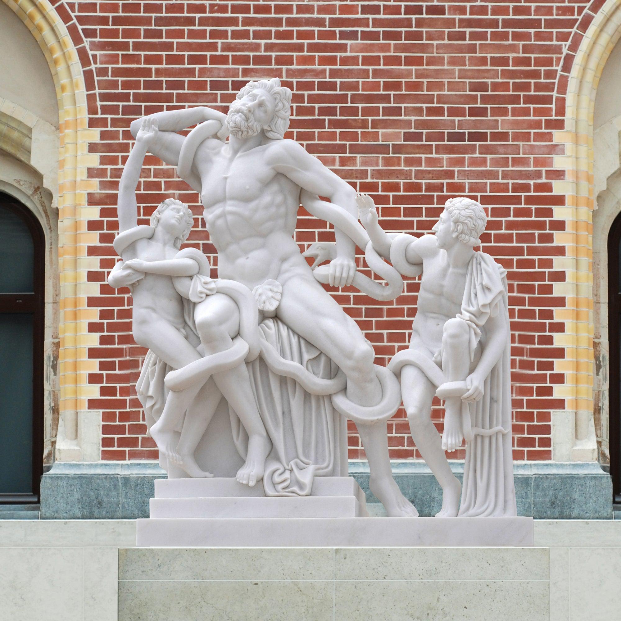 PREMIER Famous Sculpture Laocoon and His Sons Marble Statue PSM-023