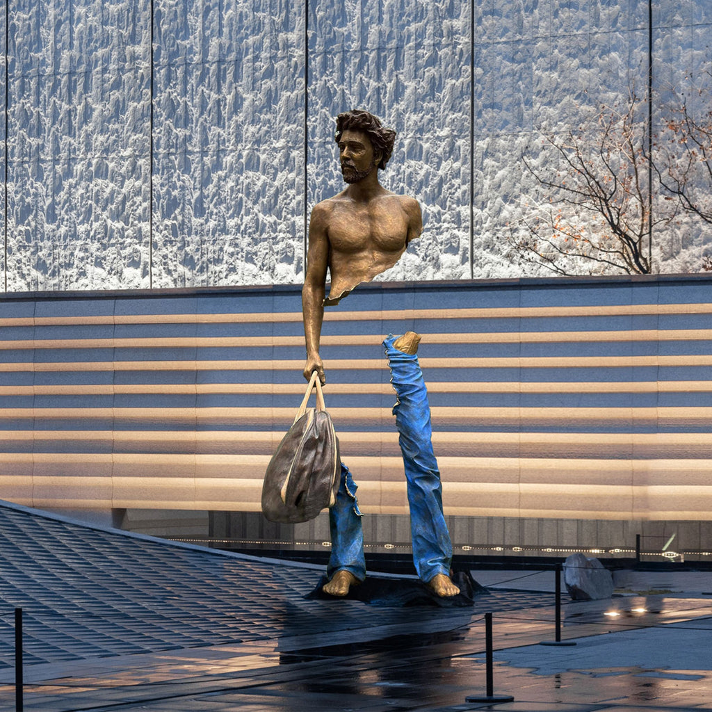 PREMIER Fragmented Travelers Bronze Sculpture Abstract Custom Sculpture PSB-010