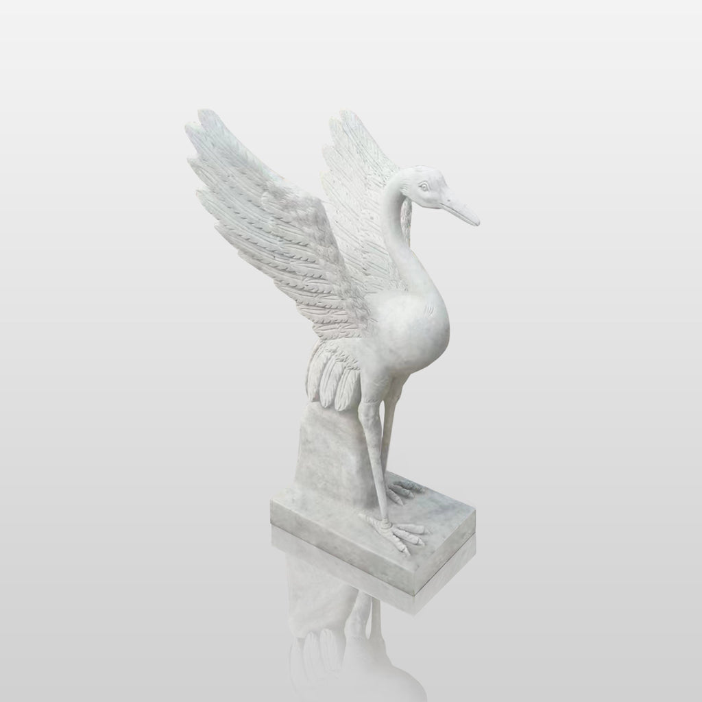 PREMIER Garden Decoration Swan Custom Marble Sculpture PSM-016