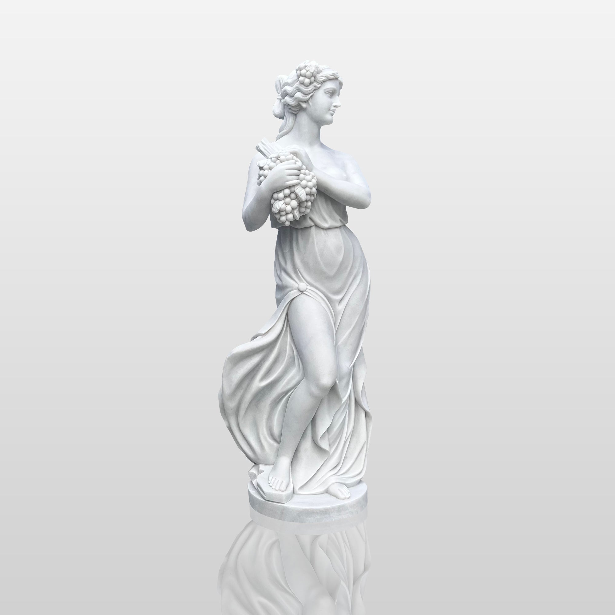 PREMIER Harvest Maiden Marble Statue Classical  Sculpture for Outdoor&Indoor PSM-043