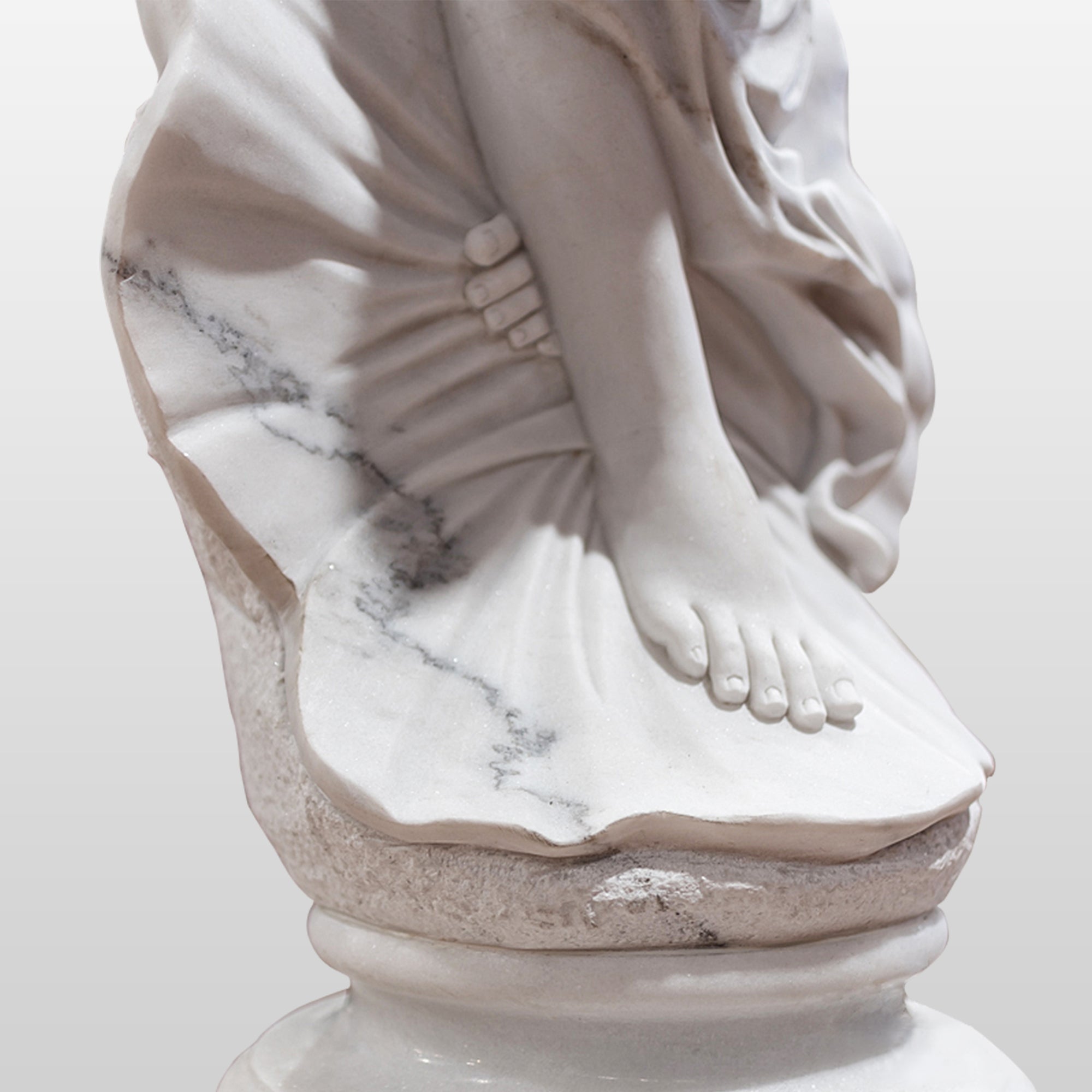 PREMIER Indoor Floor Nymph Marble Statue Custom Sculpture For Garden PSM-004