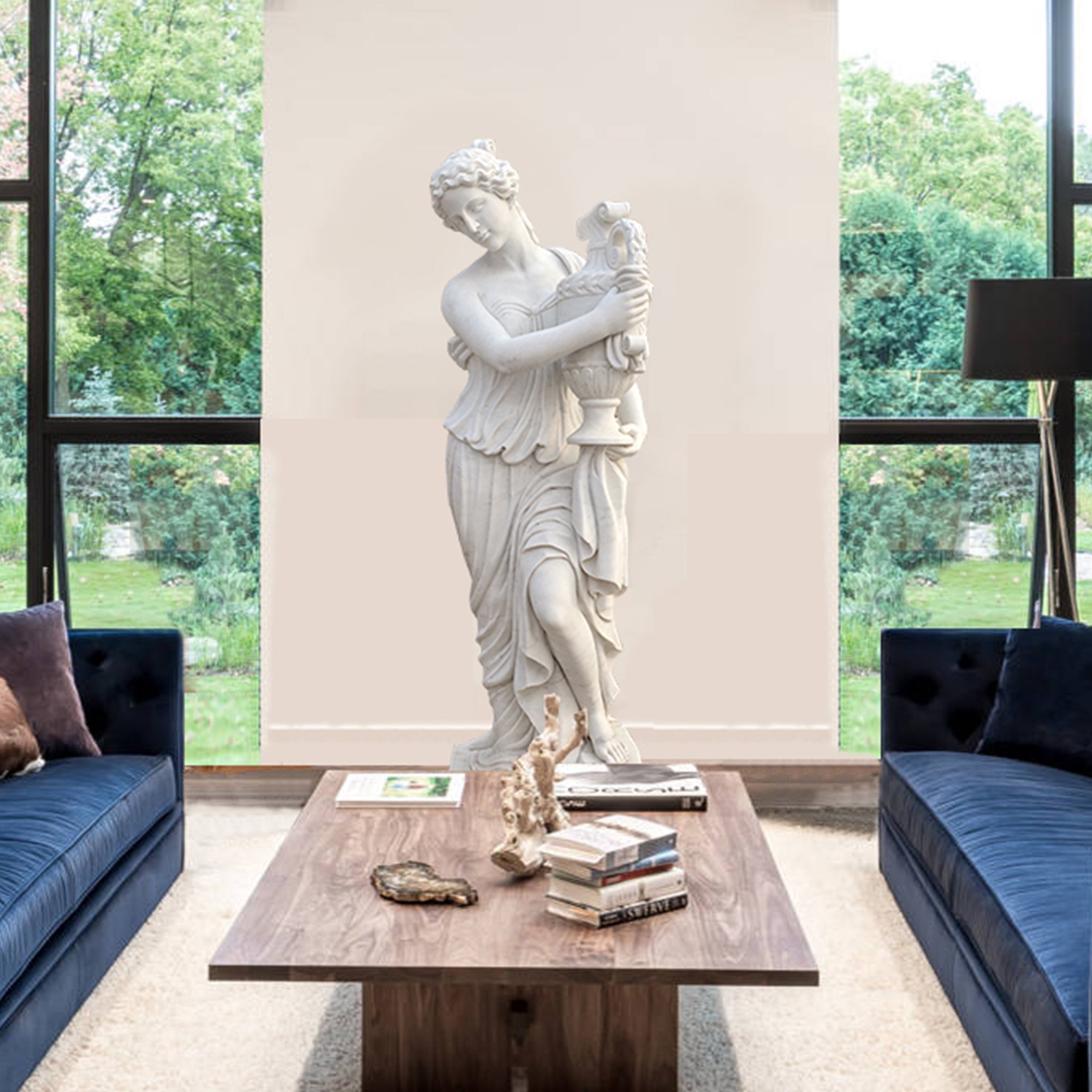 PREMIER Life-size Greek Beautiful Goddess Marble Statue Custom Sculpture for Garden PSM-007