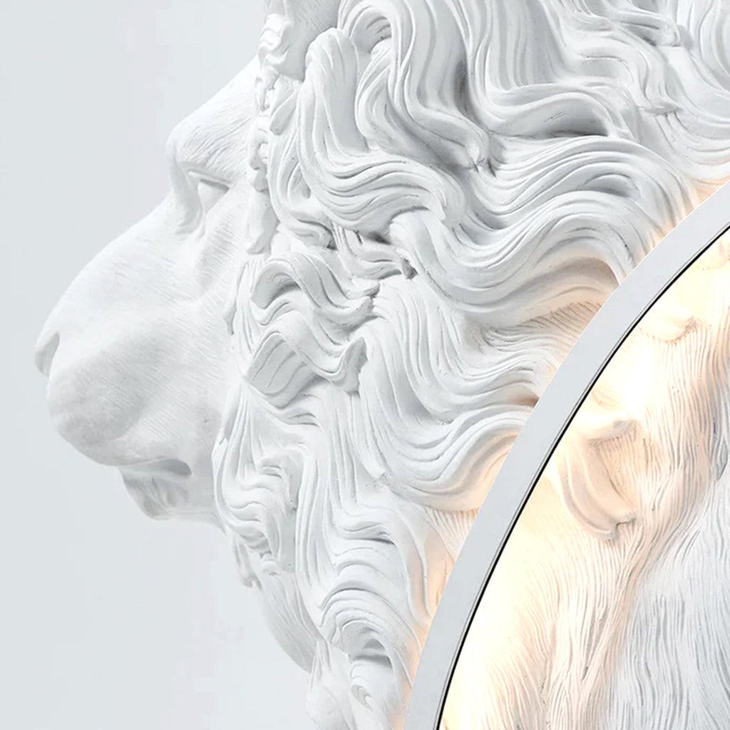 PREMIER Modern Lion Floor Lamp Custom Fiberglass Sculpture PSF-001