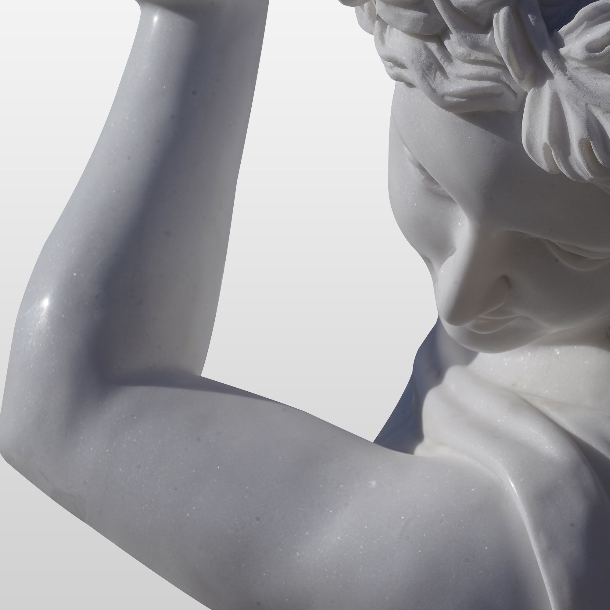 PREMIER Neoclassical Statue Timeless Marble Sculpture of Woman with Cherubic Children PSM-031