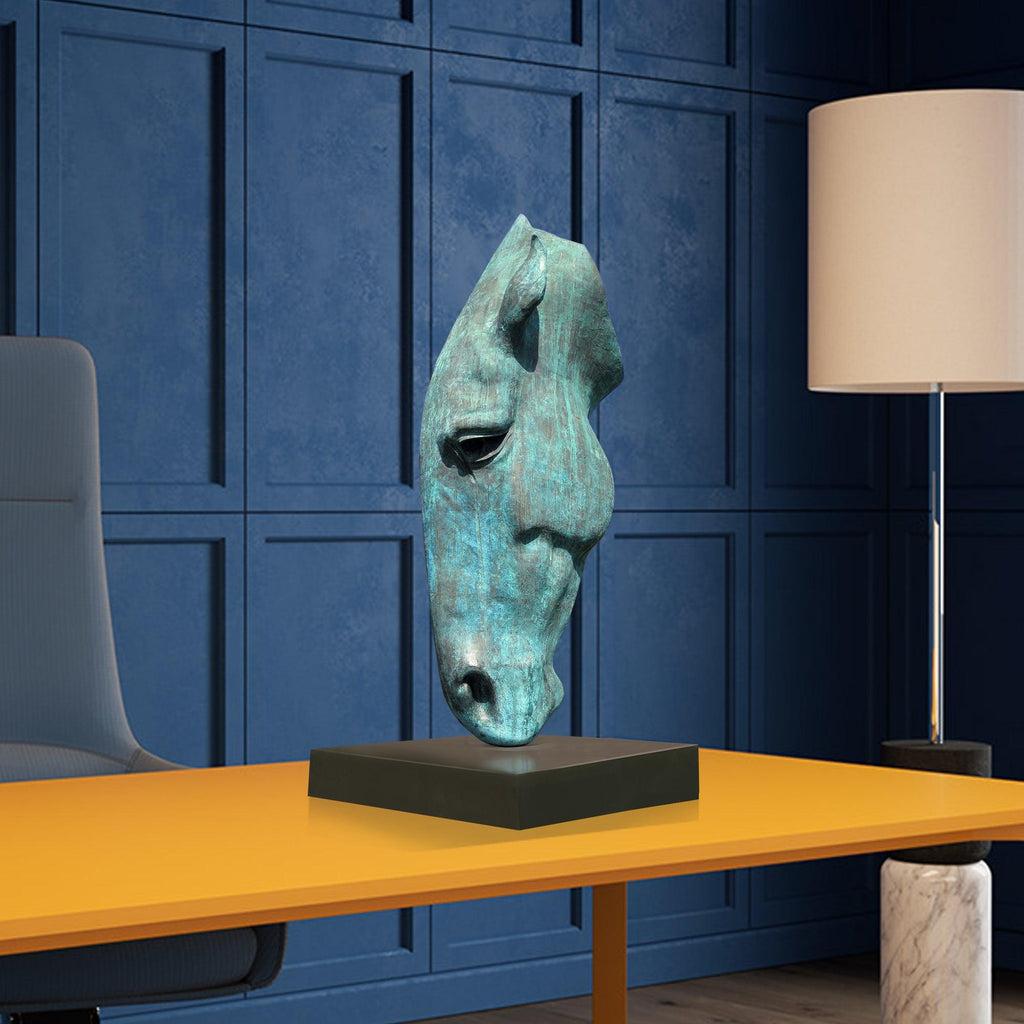 PREMIER Outdoor Garden Park Large-scale Horse Head Casting Bronze Sculpture PSB-024