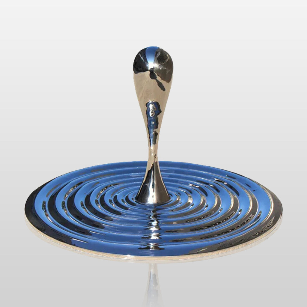 PREMIER Outdoor Sculpture Hotel Fountain Decor Ripple Reflection Stainless Steel Sculpture PSSS-003
