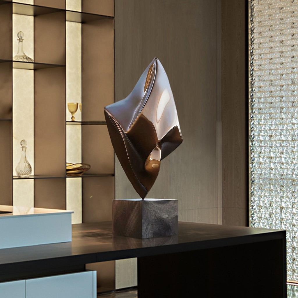 PREMIERE Modern Abstract Sculpture Luxury Bronze Decor Art Sculpture PSB-028