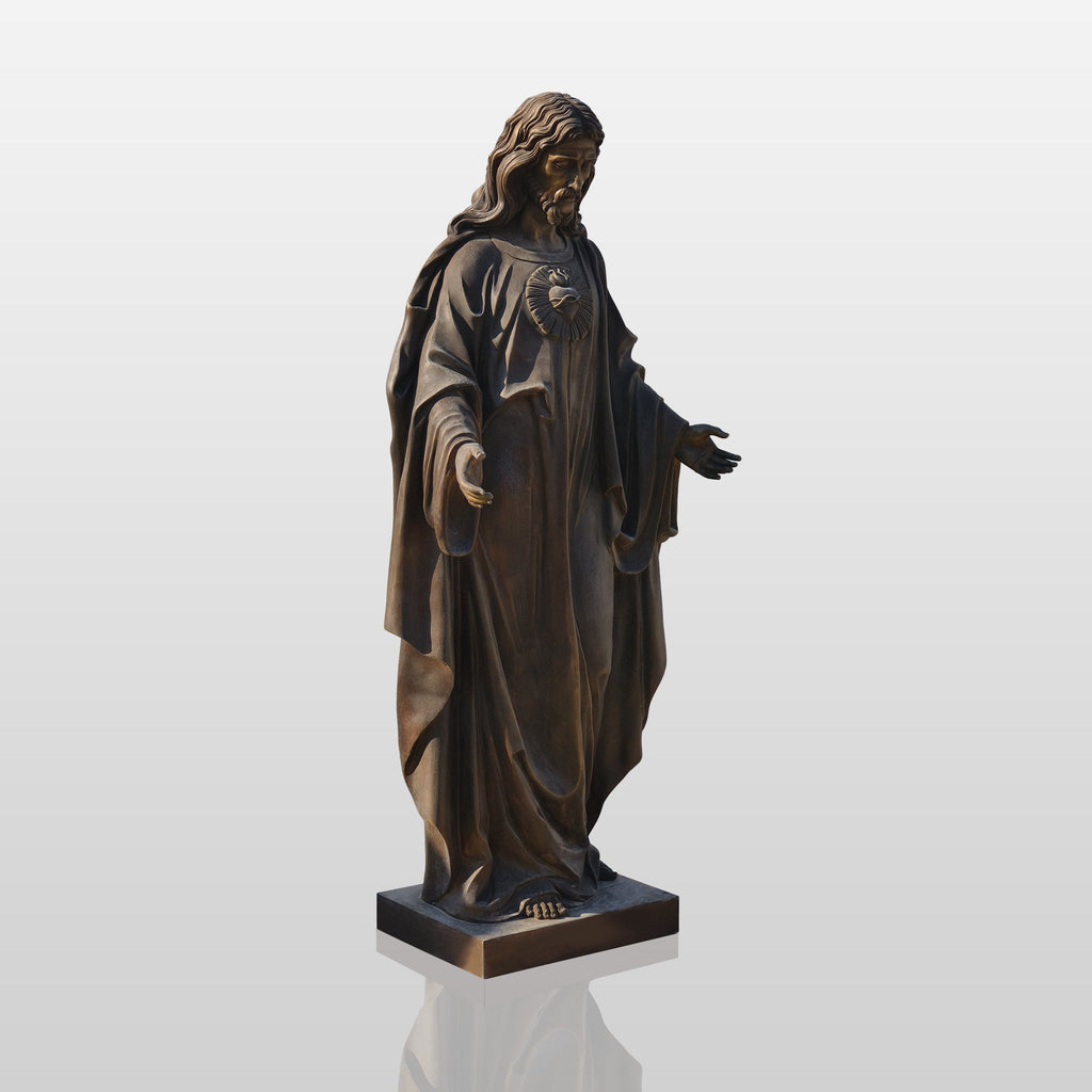 PREMIER Religious Jesus Bronze Sculpture for Church, Chapel, Hospital, or Private Devotion Space PSB-088