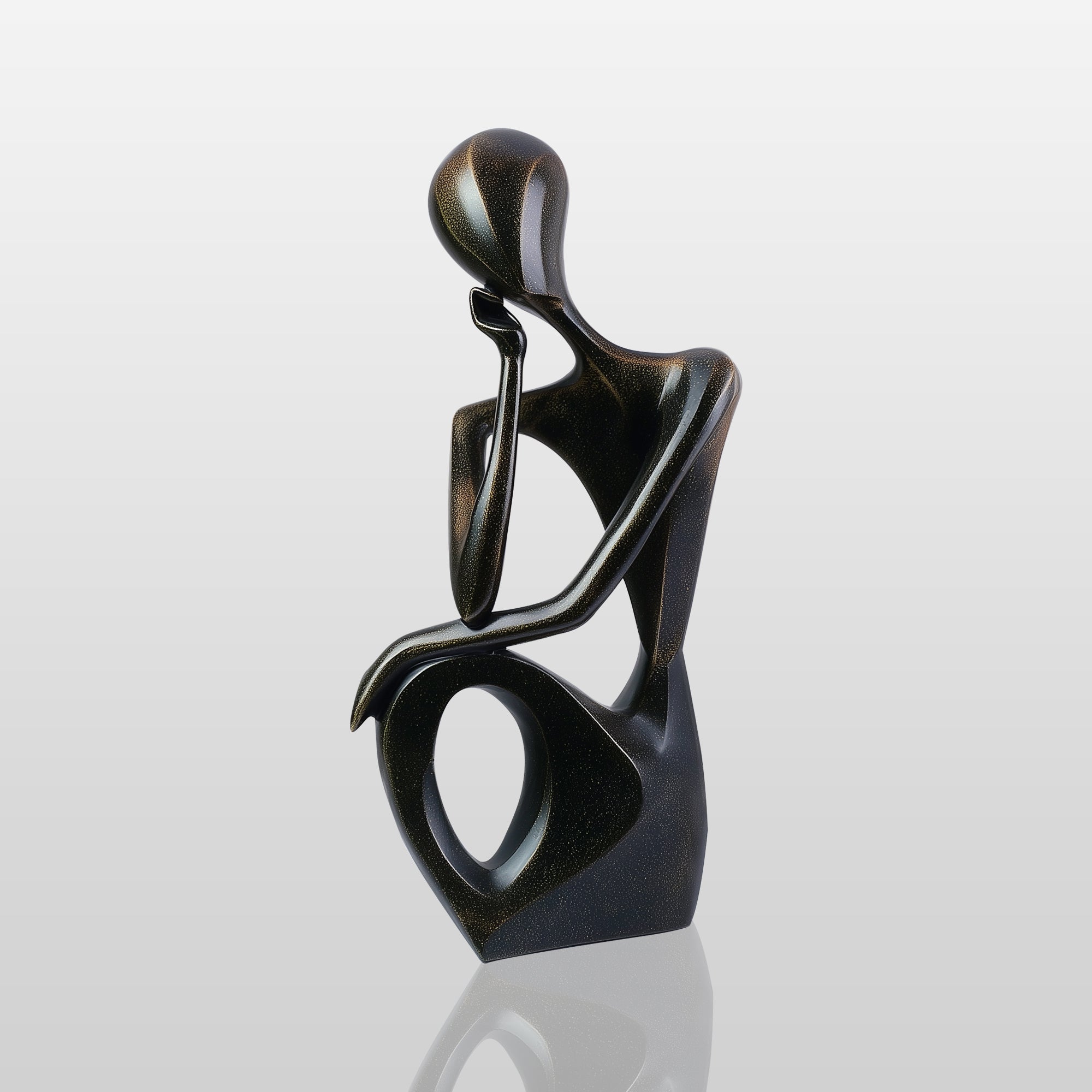 PREMIER Silent Thinker Sculpture with Abstract Design for Contemporary Art Gallery PSB-092