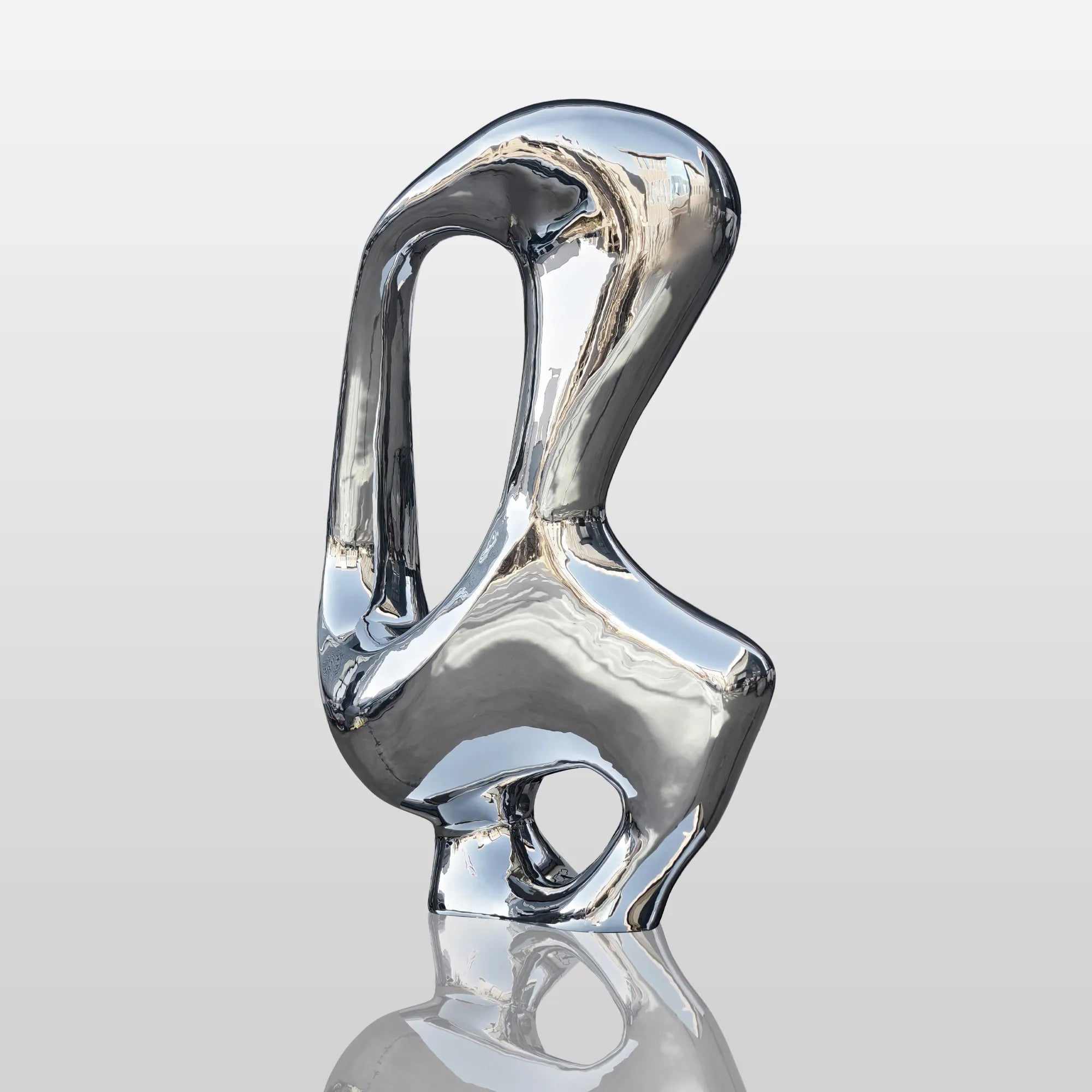 PREMIER Modern Stainless Steel Abstract Metal Sculpture for Outdoor & Indoor Art - PSSS-070