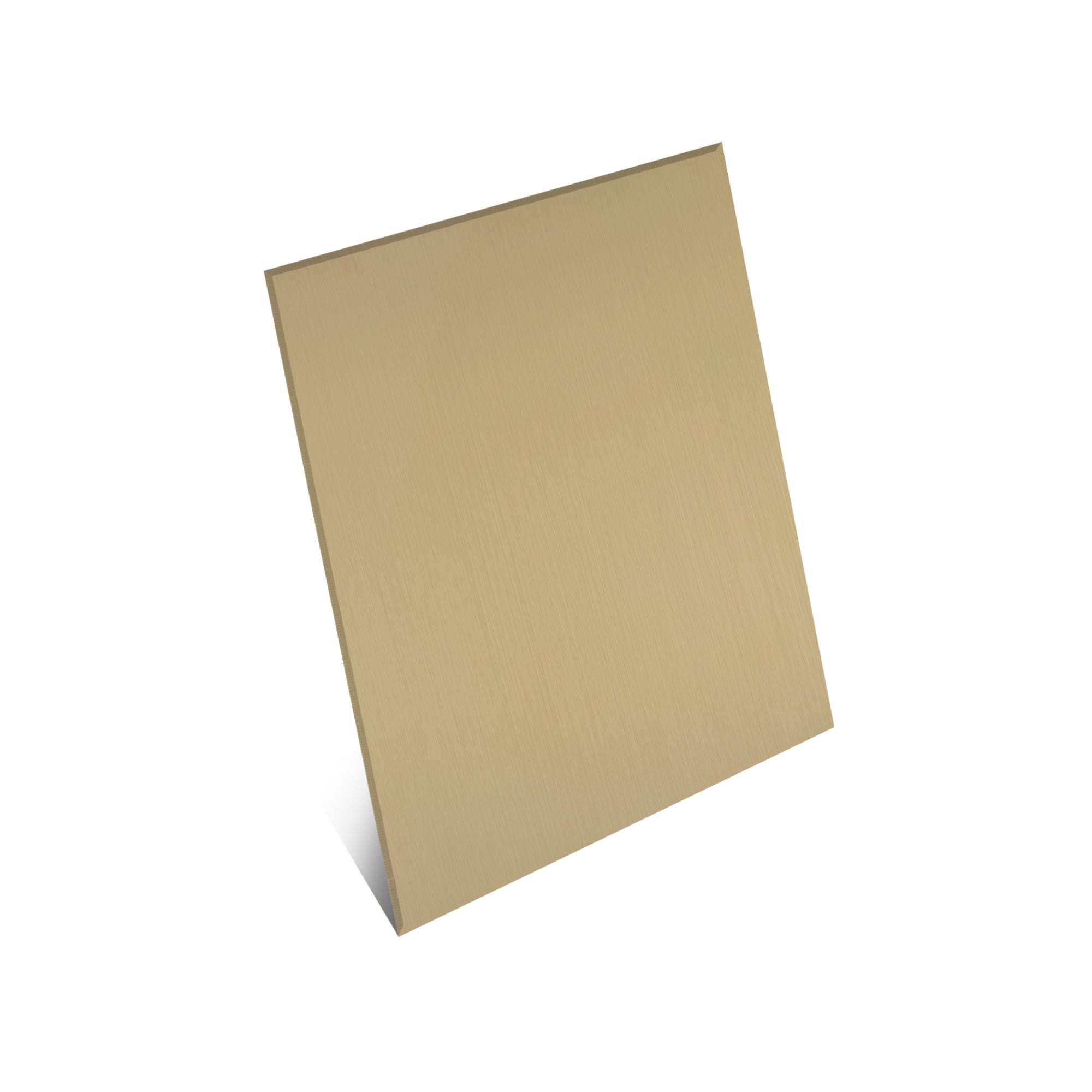 PREMIER SCULPTURE Stainless Steel Samples-Brushed Almond Gold