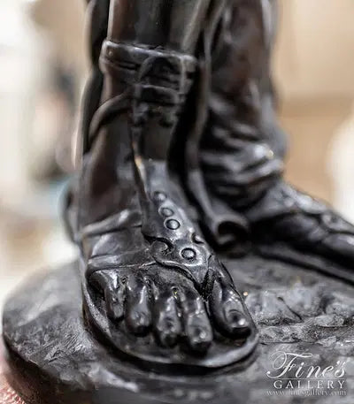 Stunning Life Size Candelabra Statue Pair with Gold Gild Chandelier