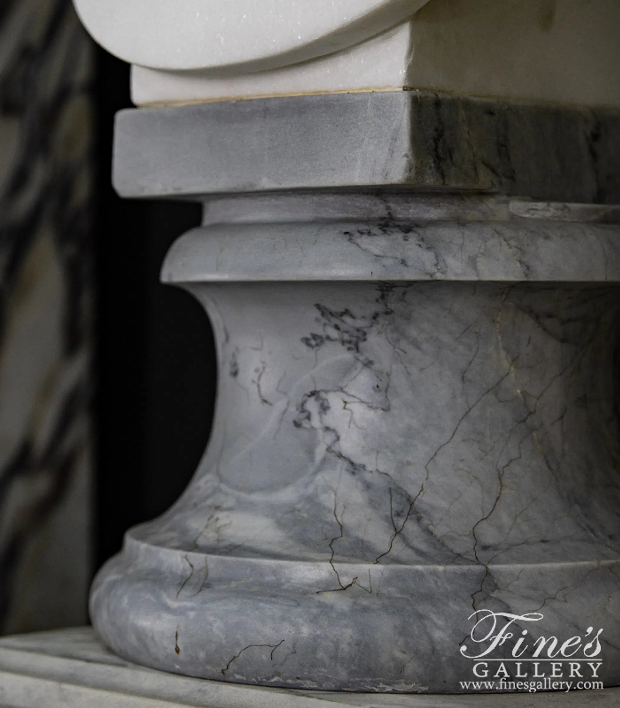 Bust of Plato in Statuary White Marble