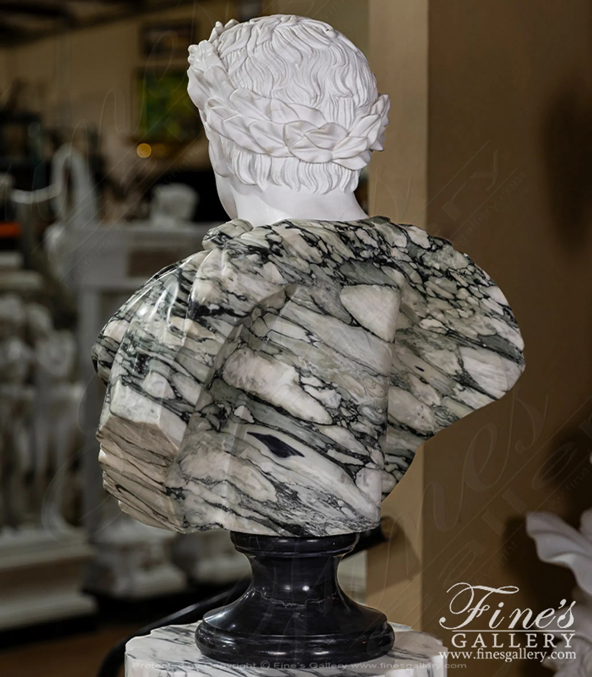 Italian Marble Bust of Julius Caesar