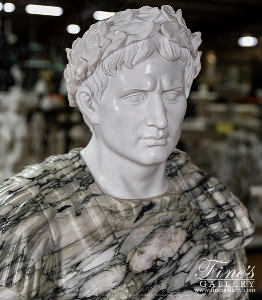 Italian Marble Bust of Julius Caesar