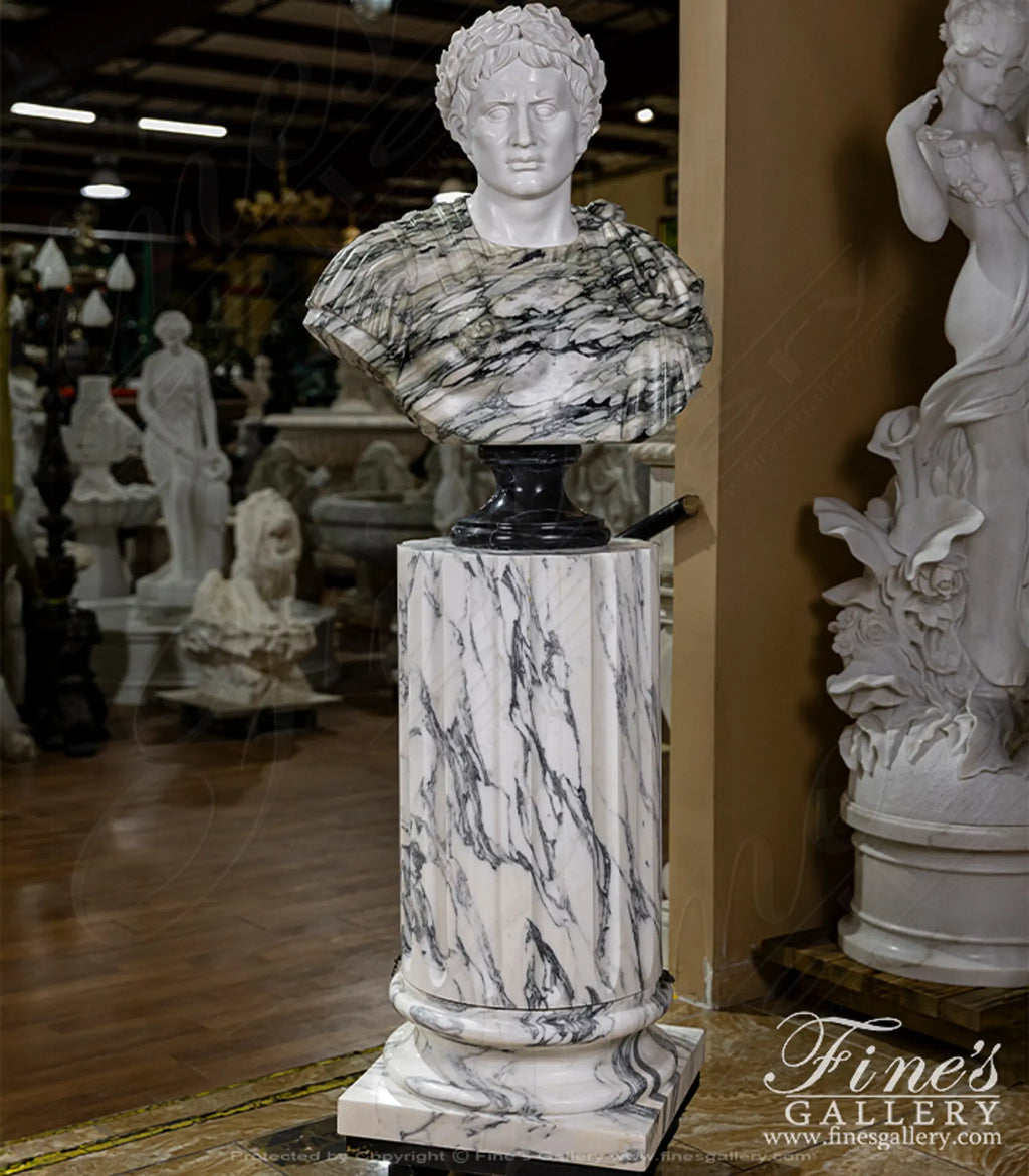 Italian Marble Bust of Julius Caesar