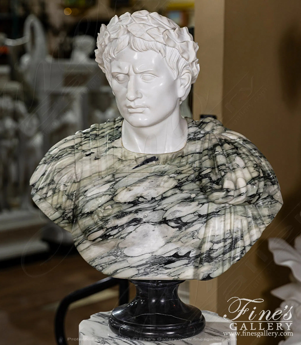 Italian Marble Bust of Julius Caesar