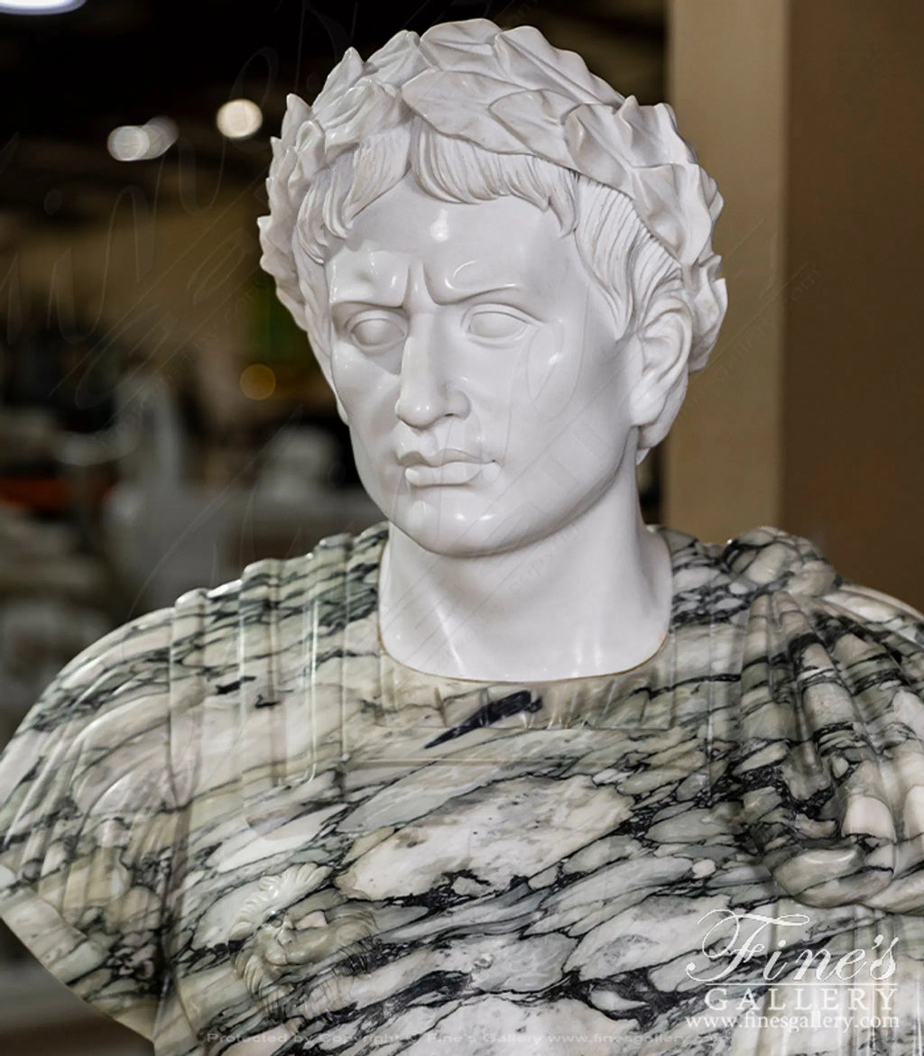 Italian Marble Bust of Julius Caesar