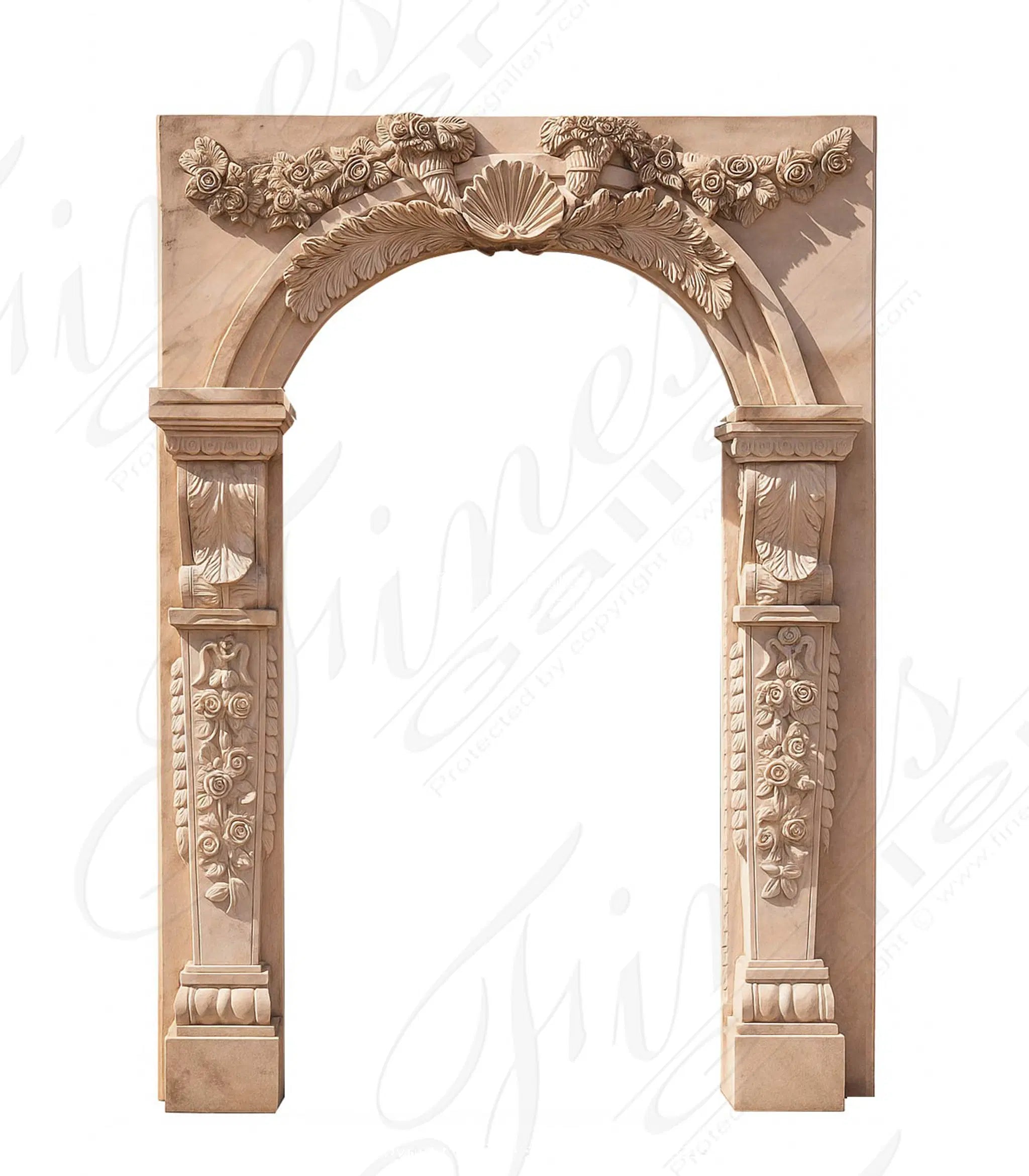 Exquisite Door Surround in Rosetta Marble - MD-174