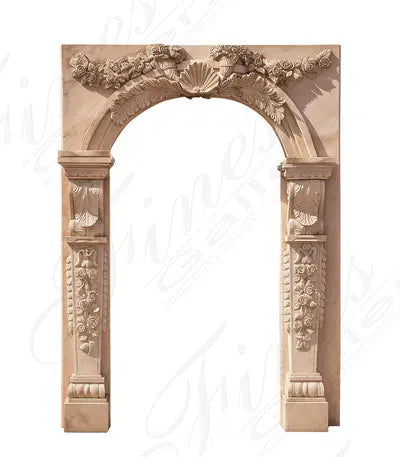 Exquisite Door Surround in Rosetta Marble - MD-174