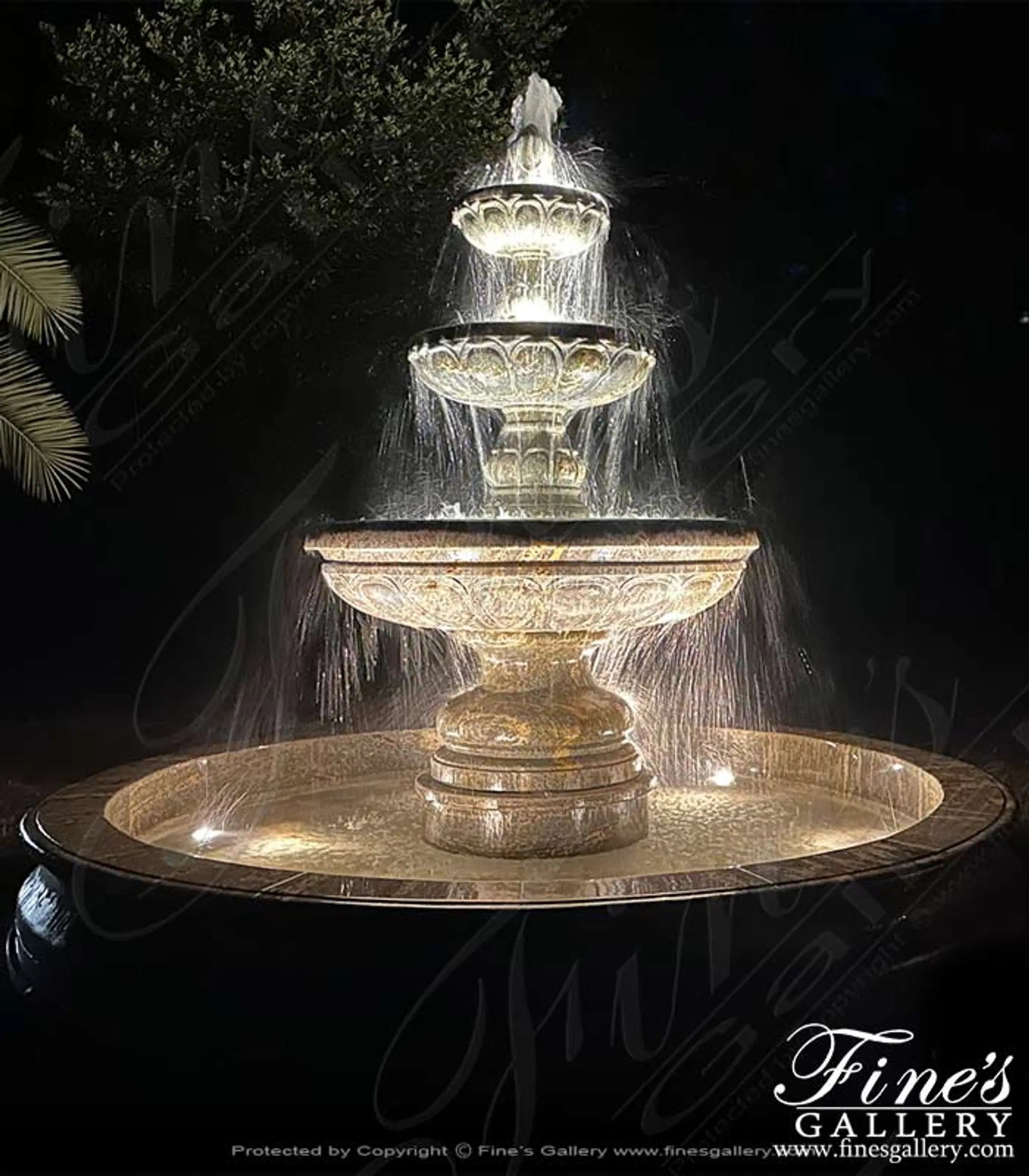 Custom Granite Fountain Installation