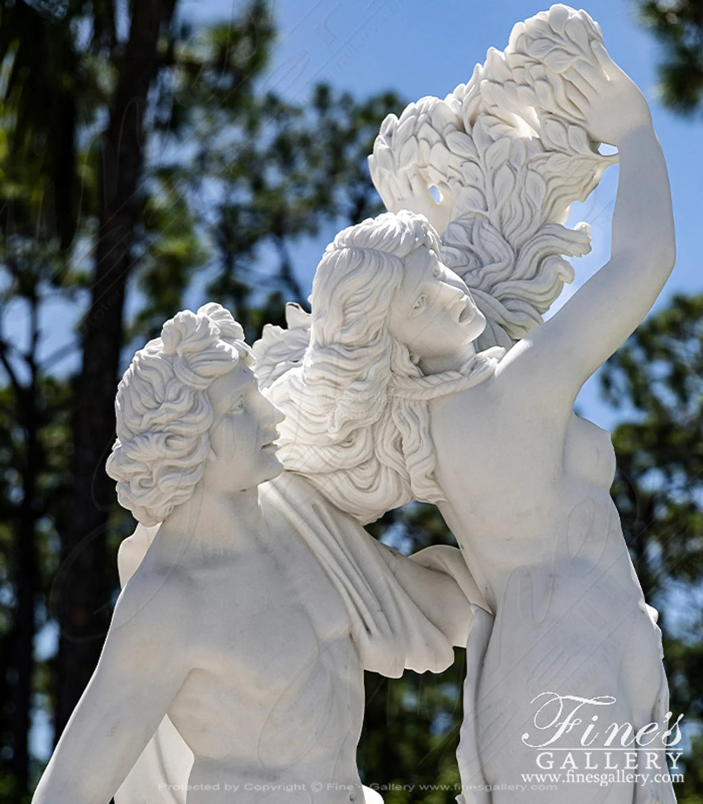 Apollo and Daphne Marble Marble Statue