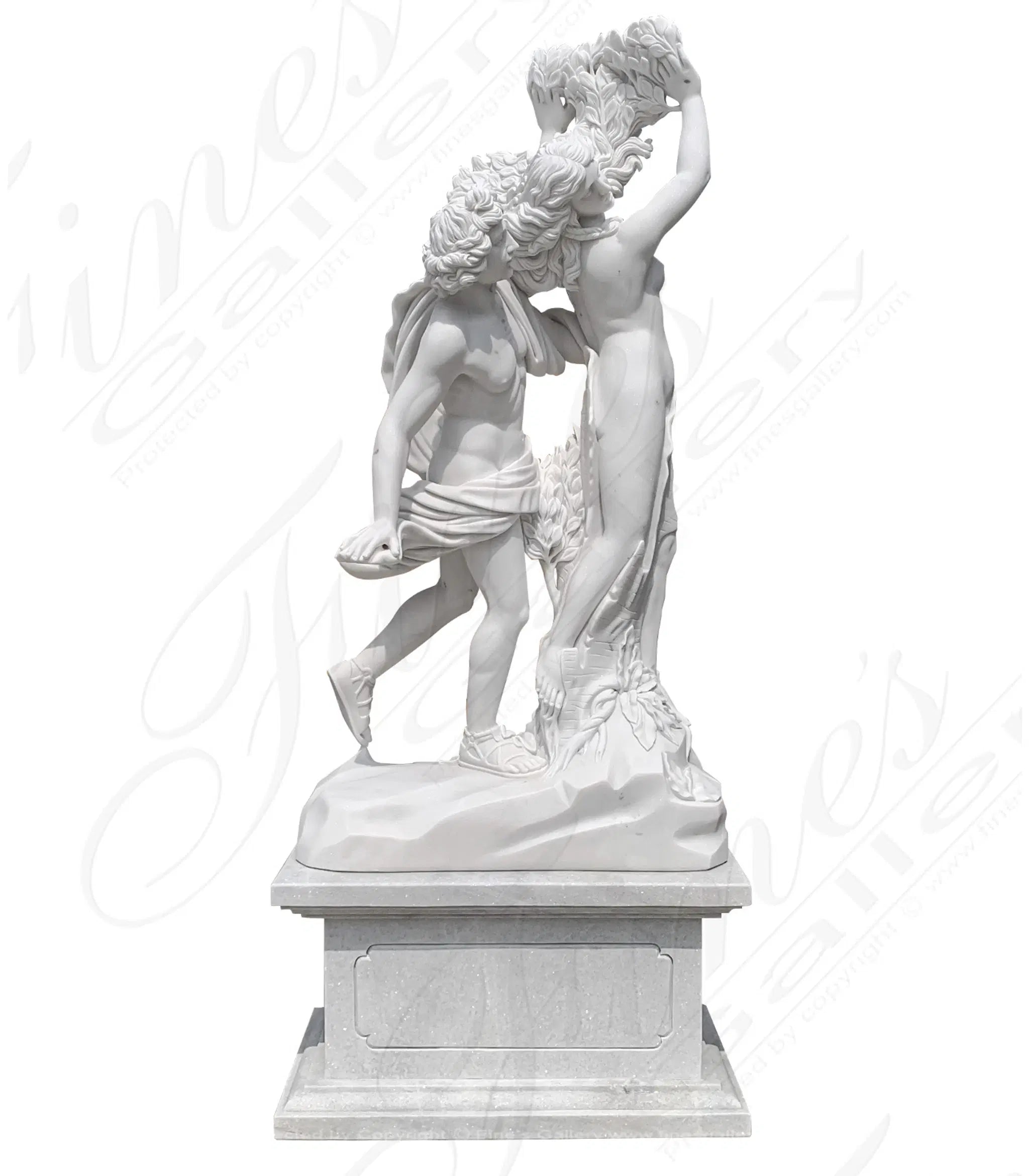 Apollo and Daphne Marble Marble Statue
