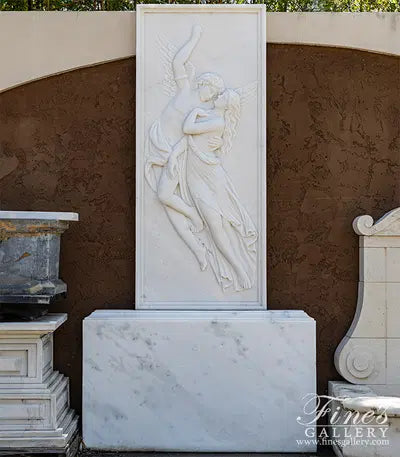 Angel Seduction in Statuary White Marble